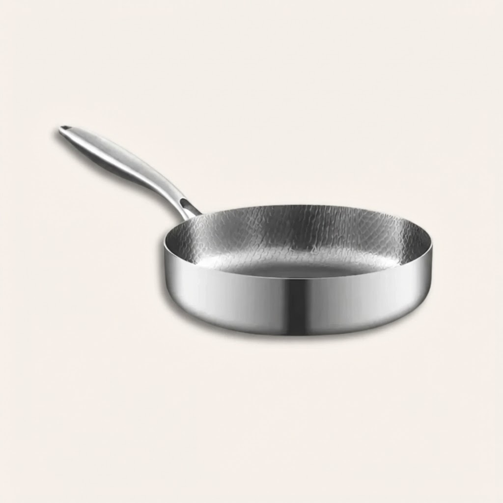 Pure Titanium Hammered Cookware Set Pro + FREE LIDS