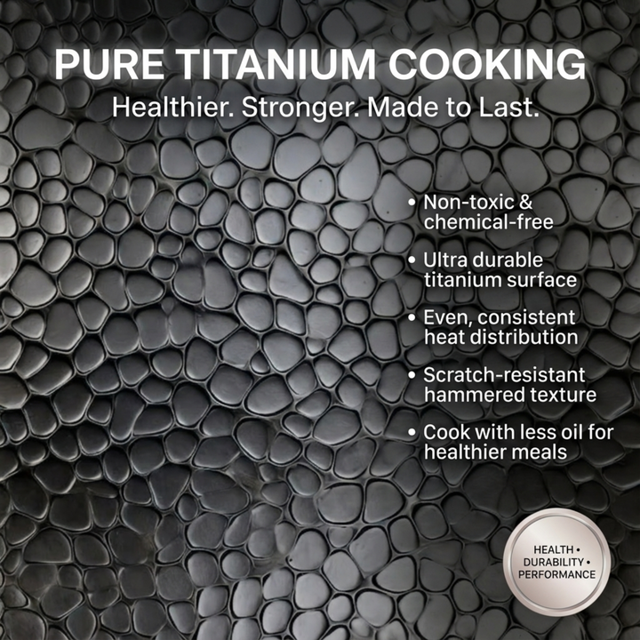 Titanium Deep Casserole Pot Pro + FREE LID