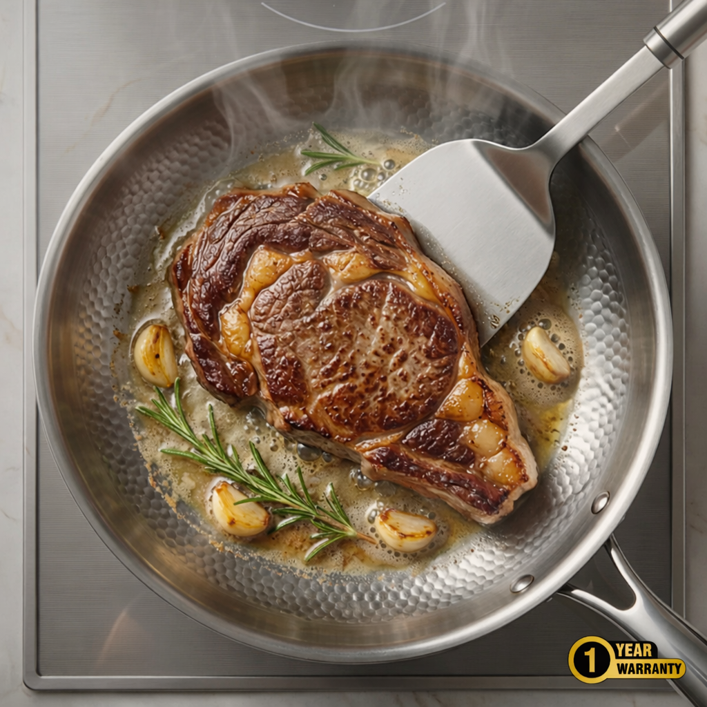 Pure Titanium Cook & Cut Bundle + FREE LIDS + Cutting Board 34x23 cm